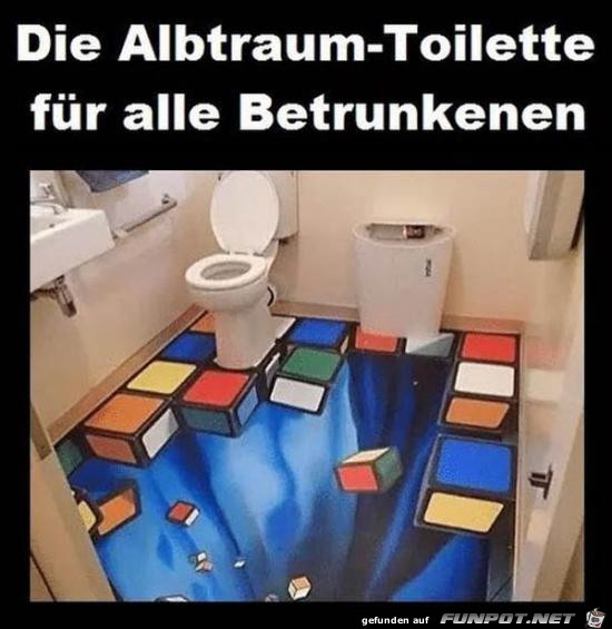 die Albtraum-Toilette....