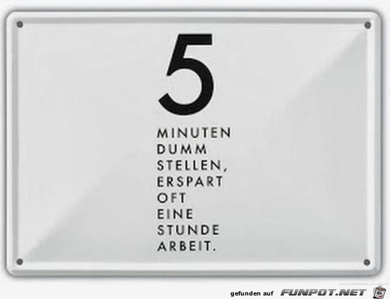 5 Minuten..... 5 Minuten.....
