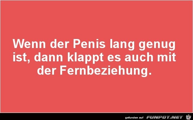 wenn der Penis......