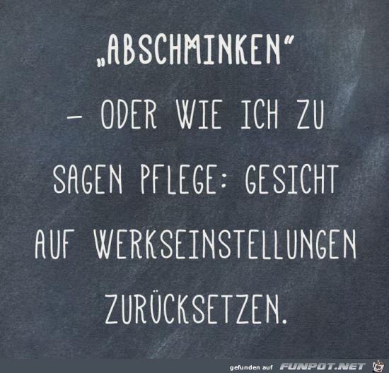 Werkseinstellung Werkseinstellung