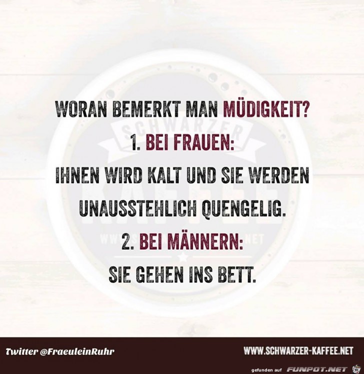 Woran erkennt man Muedigkeit Woran erkennt man Muedigkeit
