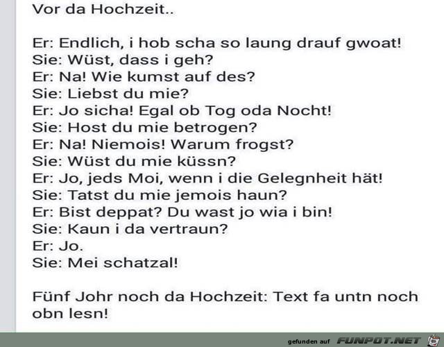 vor der Hochzeit vor der Hochzeit