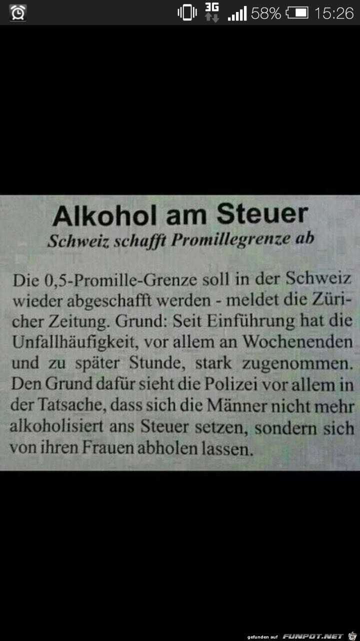 Alkohol am Steuer