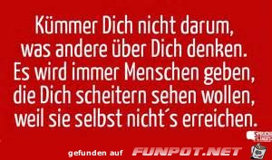 kmmer dich nicht darum......