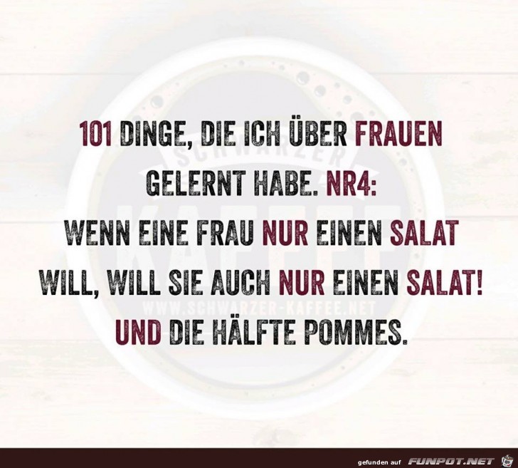 Nur einen Salat