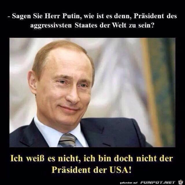 Aggresiver Staatschef Aggresiver Staatschef