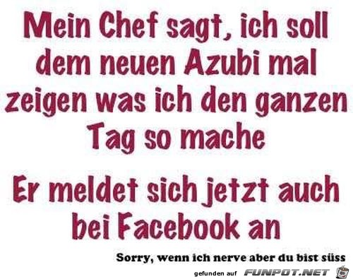Neuer Azubi Neuer Azubi