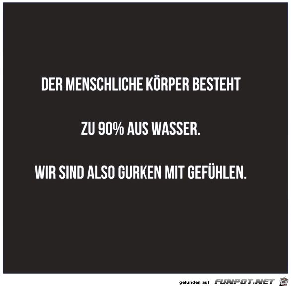 Wir sind aus Wasser Wir sind aus Wasser