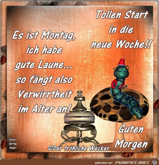 Es ist Montag