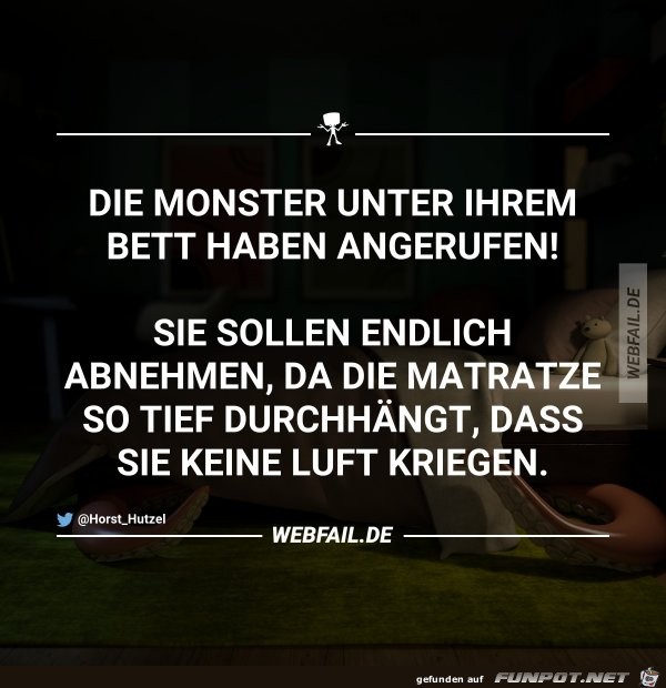 Monster unterm Bett Monster unterm Bett