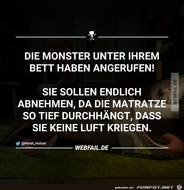 Monster unterm Bett