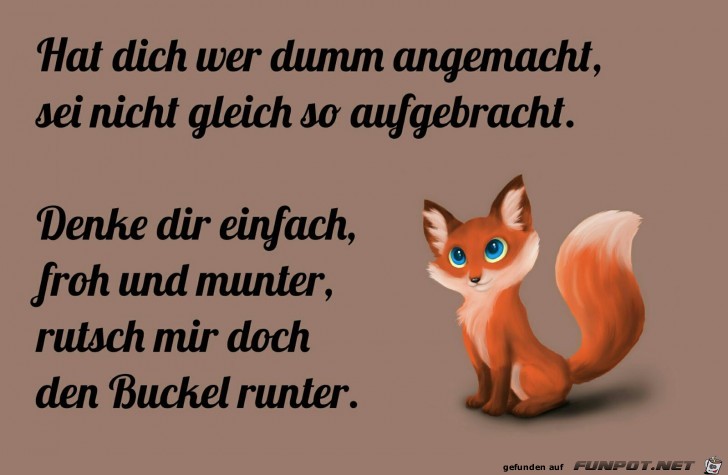 Rutsch mir den Buckel runter