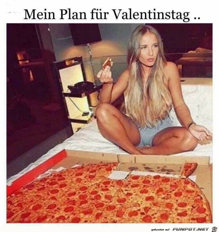 Mein Plan zum Valentinstag