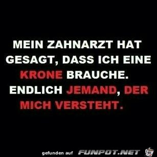 Ich brauche eine Krone