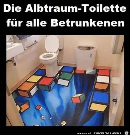 Alptraum-Toilette