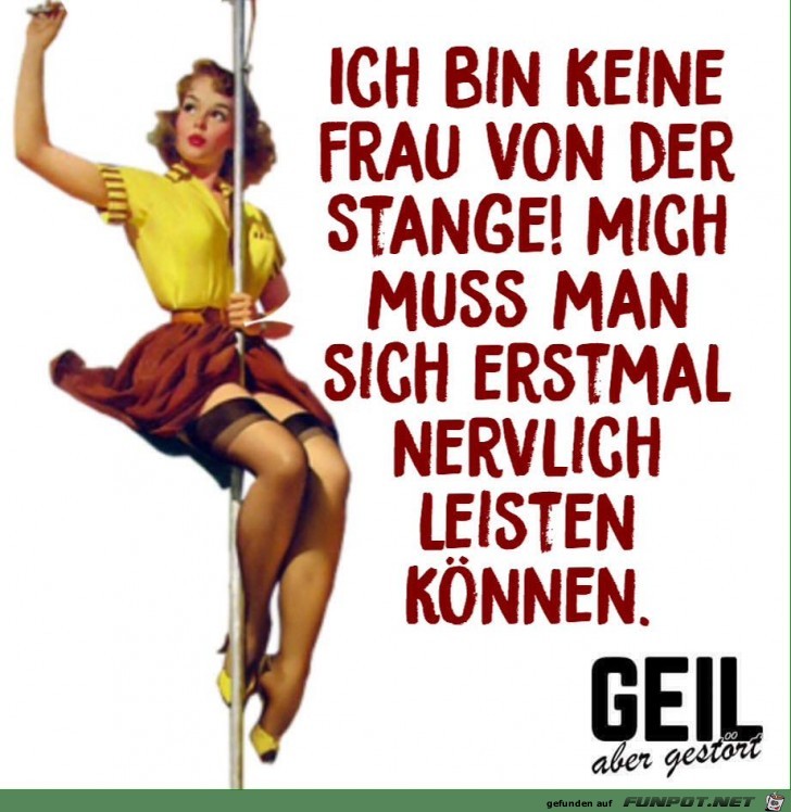 Keine Frau von der Stange Keine Frau von der Stange
