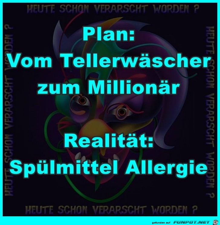 Vom Tellerwaescher zum Millonaer