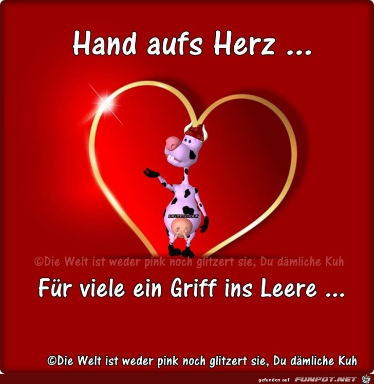 Hand aufs Herz