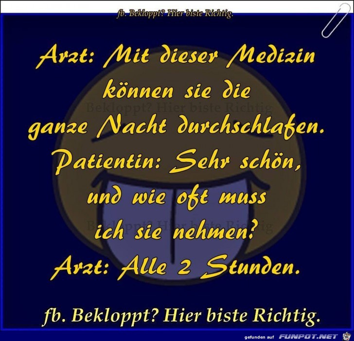 Mit dieser Medizin Mit dieser Medizin