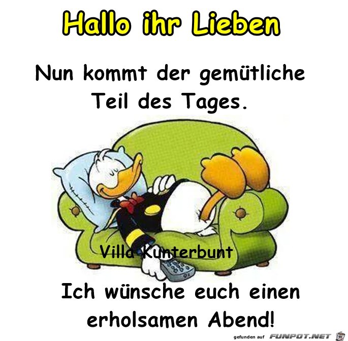 Hallo ihr Lieben