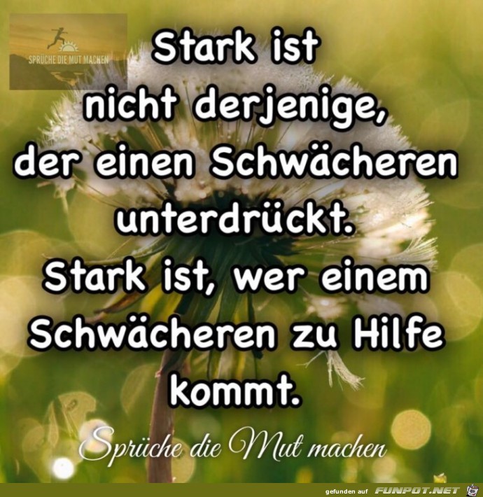 Stark sein