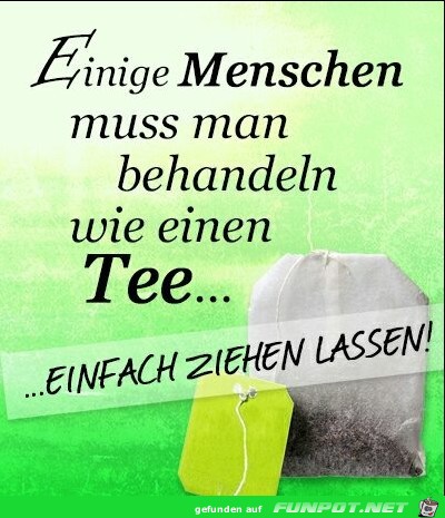 Einfach ziehen lassen