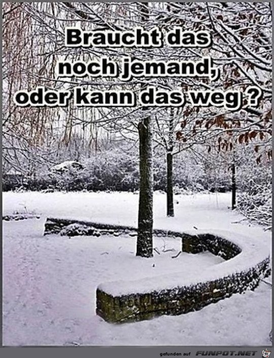 Kann das weg? Kann das weg?