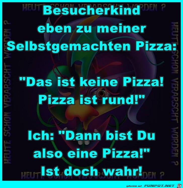 Selbstgemachte Pizza