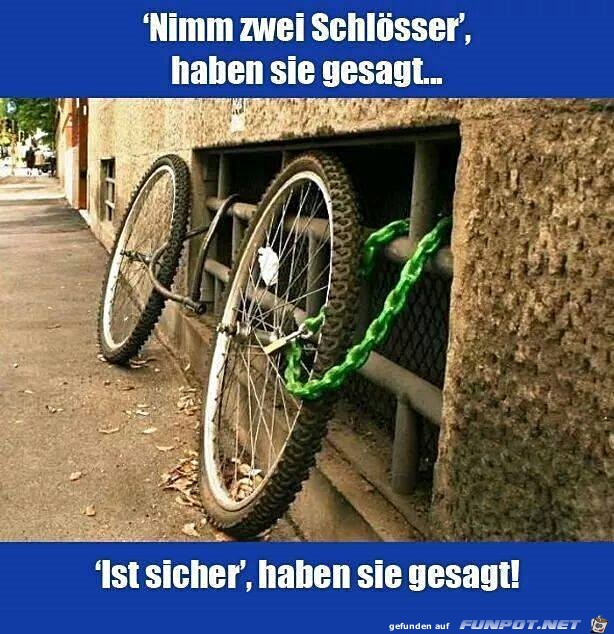 Nimm zwei Schloesser haben sie gesagt