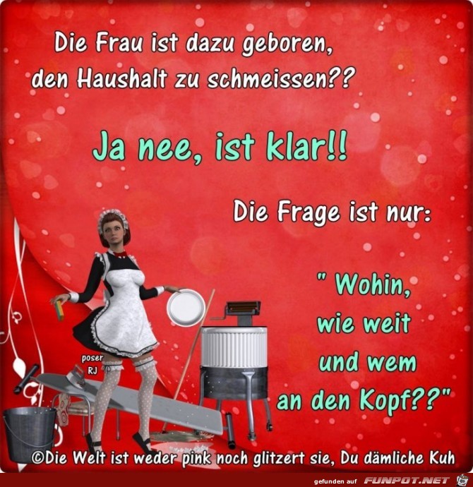 Die Frau ist geboren