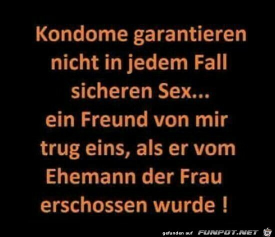 nicht immer sicher