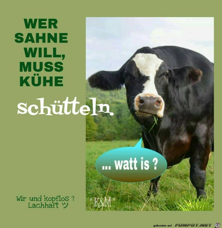 Wer Sahne will Wer Sahne will
