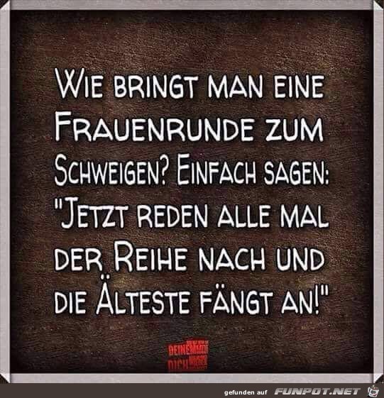 Wie bringt man ..