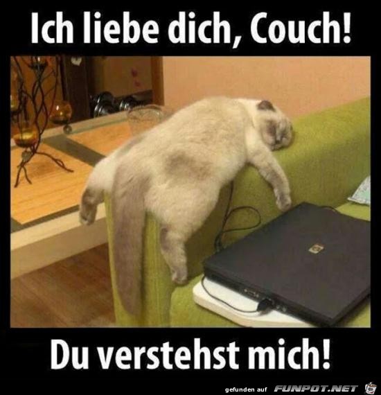 ich liebe dich, Couch.......