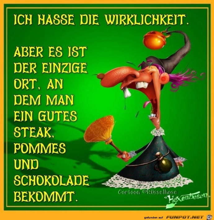 Hasse die Wirklichkeit Hasse die Wirklichkeit