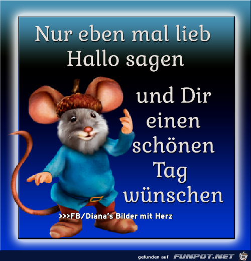 Mal lieb Hallo sagen