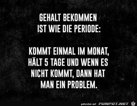 Das Gehalts-Problem