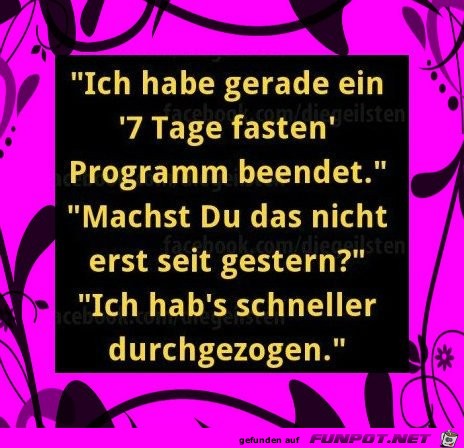 Fastenprogramm