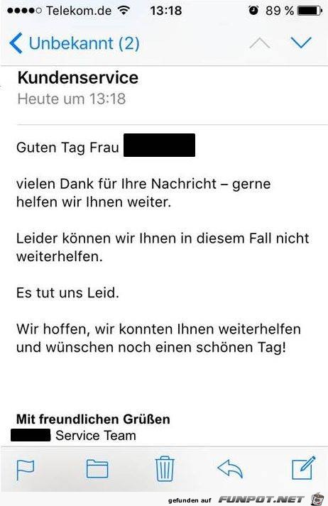 Kundenservice Kundenservice