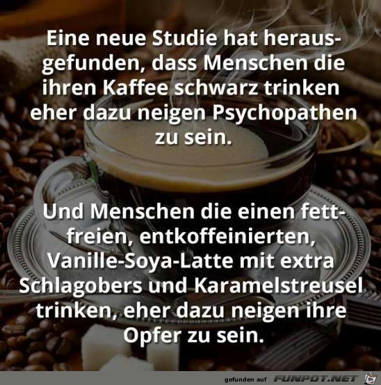 Neue Kaffee-Studie
