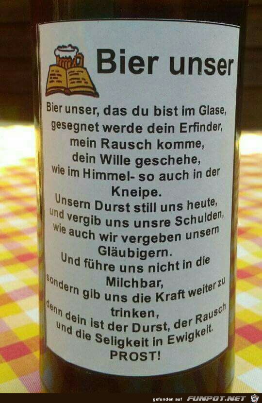 Bier unser Bier unser
