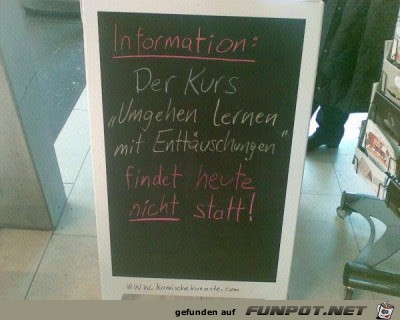 Info zum Kurs Info zum Kurs