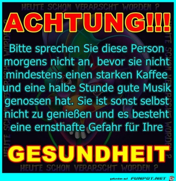 Gesundheitsgefahr