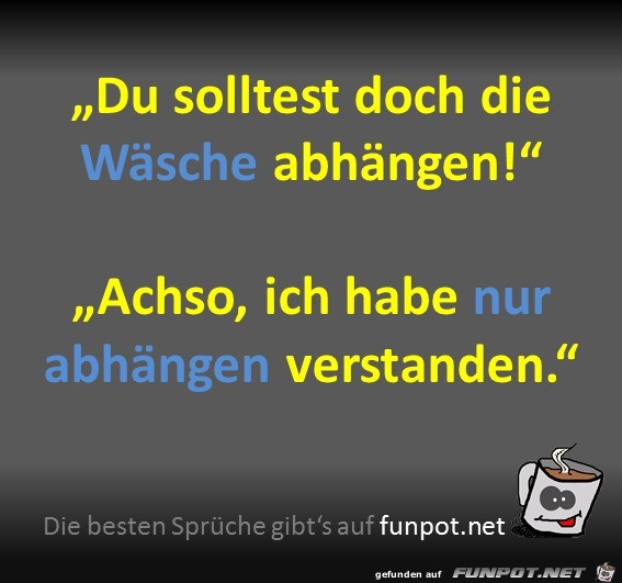 Abhängen Abhängen