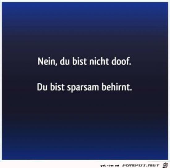 Sparsam behirnt Sparsam behirnt