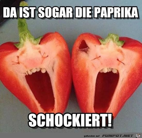 Schockiert Schockiert