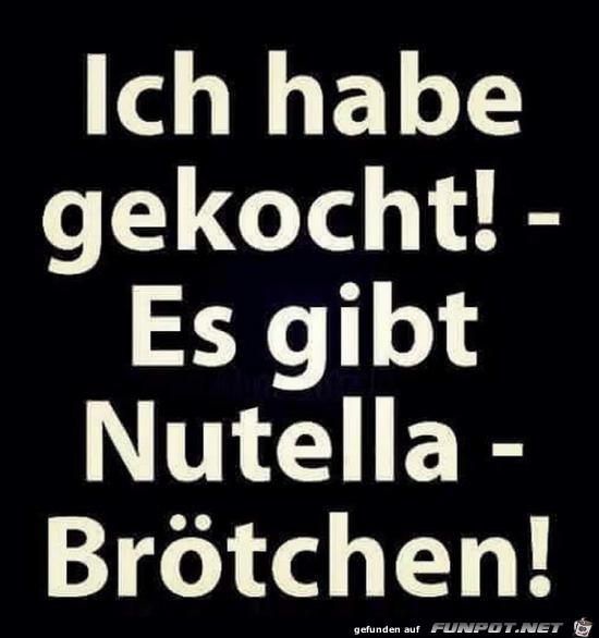 Ich habe gekocht Ich habe gekocht