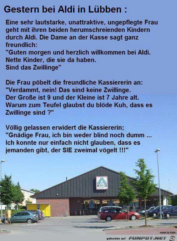 beim Aldi beim Aldi