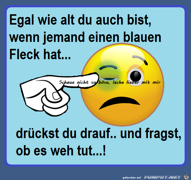 Blauen Fleck Blauen Fleck