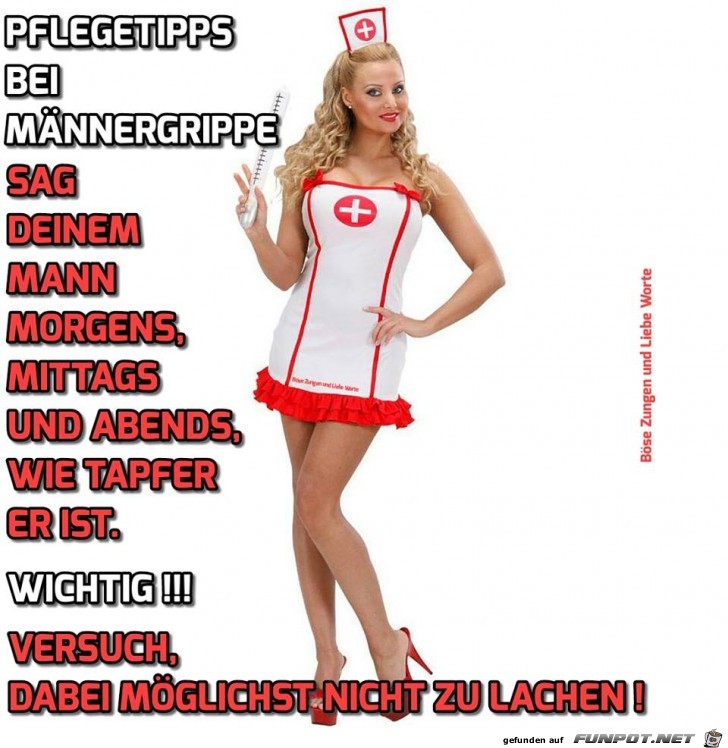 Pflegetipps bei Maennergrippe Pflegetipps bei Maennergrippe